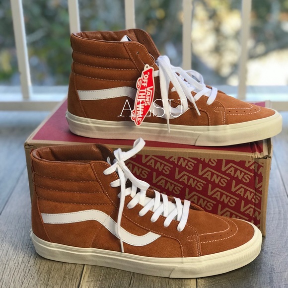 VANS SK8-HI Reissue Retro Sport Glazedginger Men’s - Picture 5 of 8